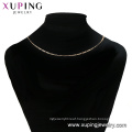 44316 xuping fashion jewelry nickel free most popular 18k gold plated chain necklace for women import jewelry from china